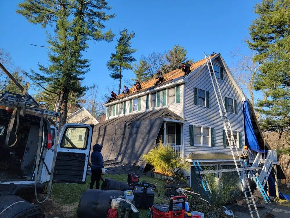 Slide of Joe's Roofing Lowell