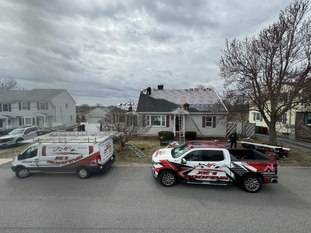Slide of Joe's Roofing Lowell