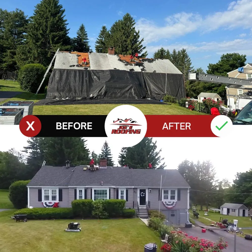 Slide of Joe's Roofing Lowell