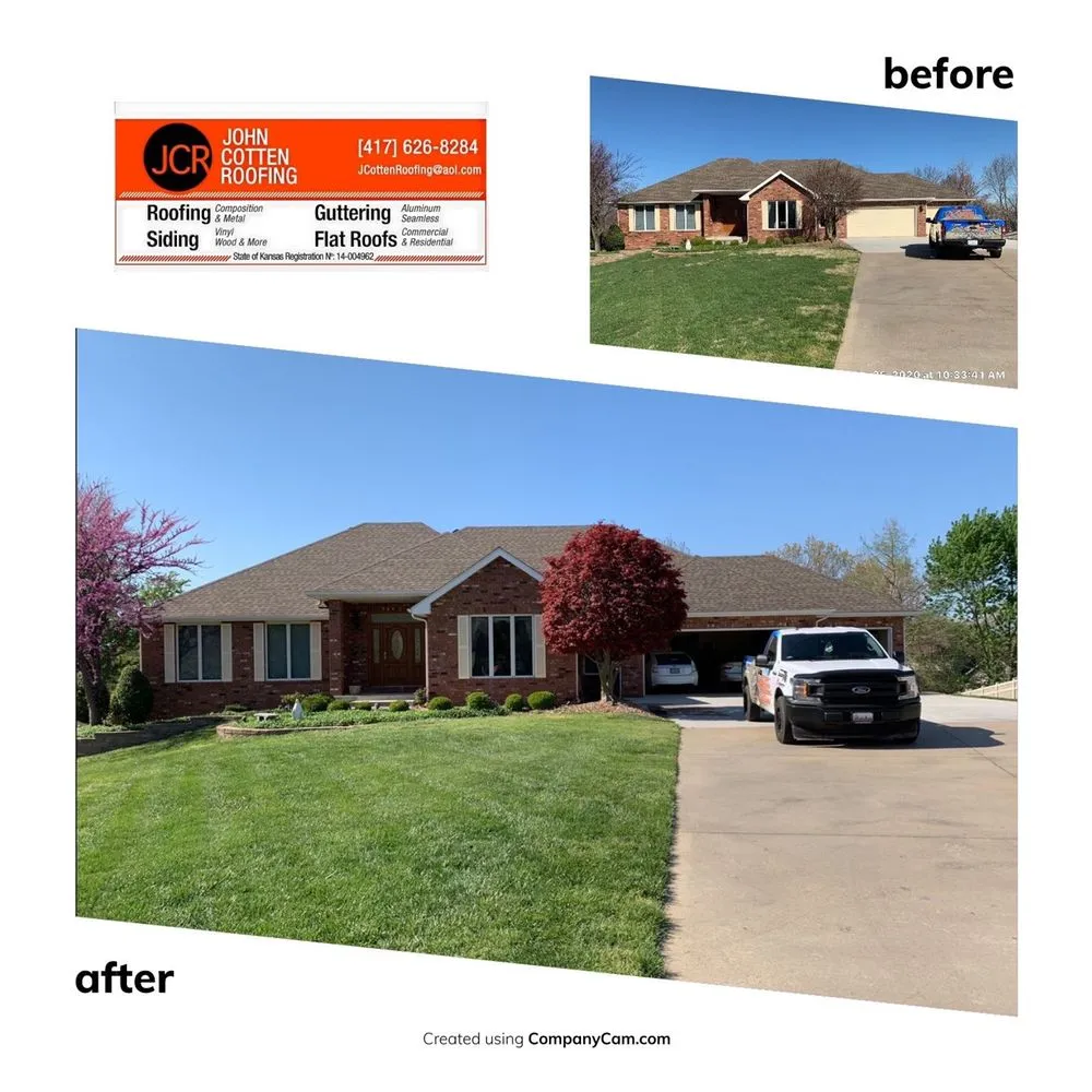 Slide of John Cotten Roofing