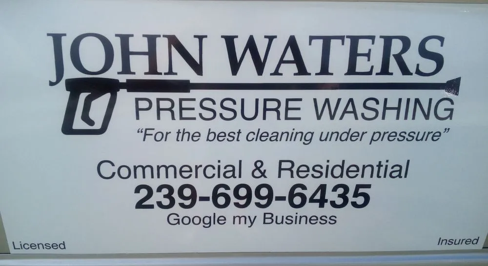 Slide of John Waters Pressure Cleaning