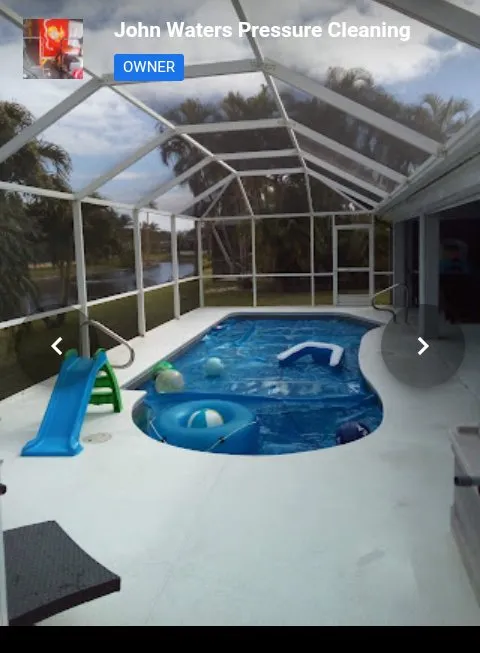 Slide of John Waters Pressure Cleaning