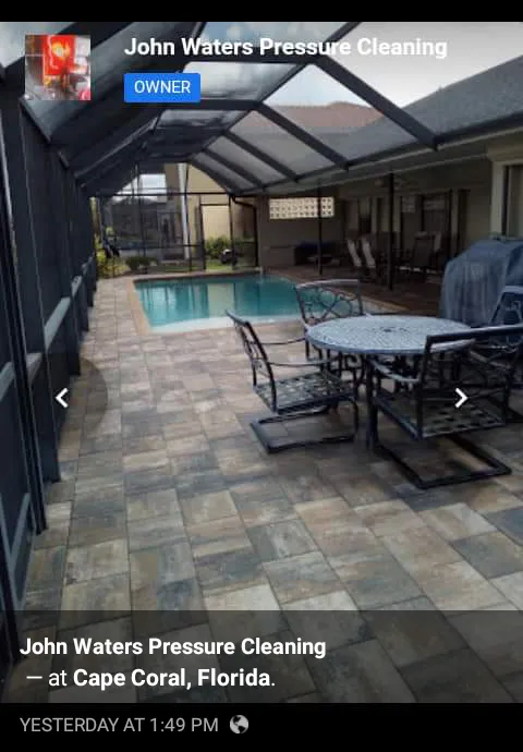 Slide of John Waters Pressure Cleaning