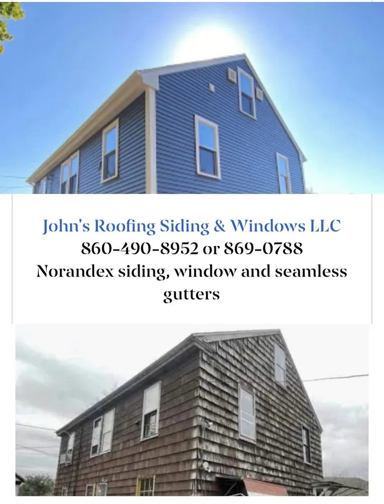 Slide of John's Roofing Siding & Windows