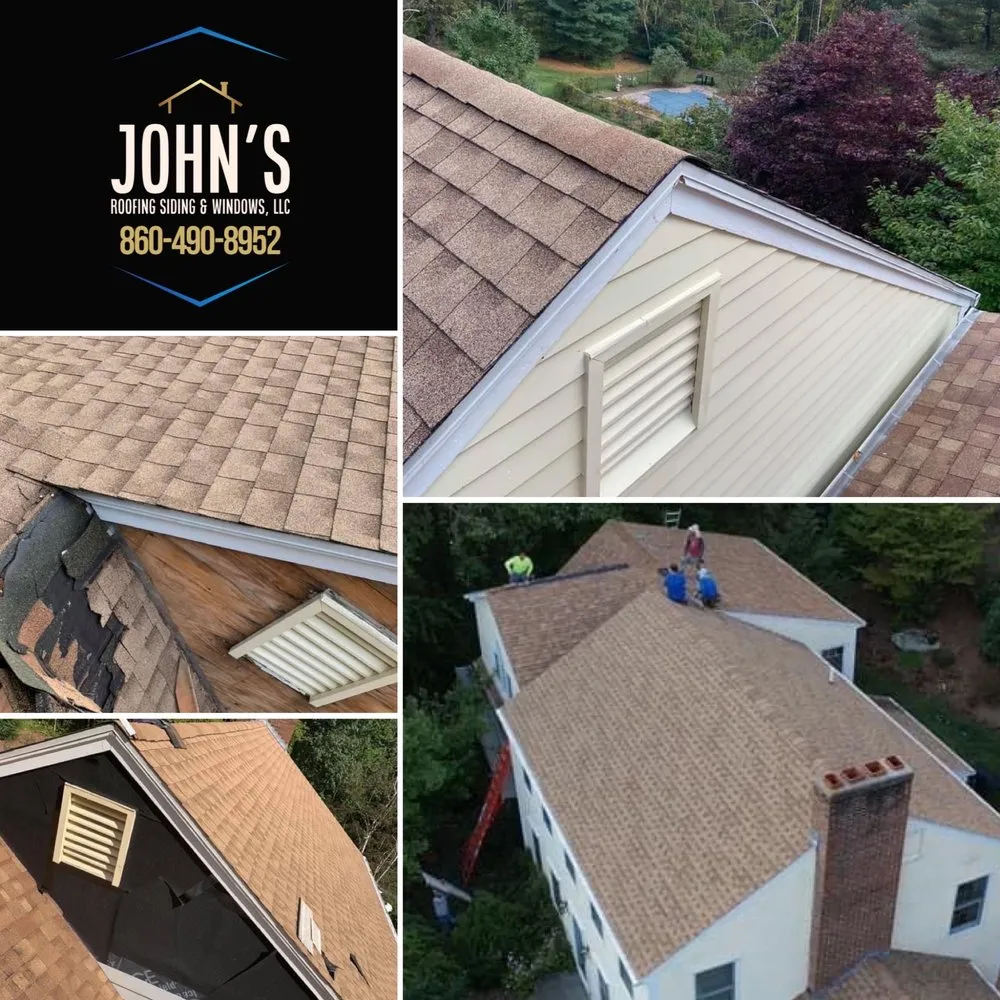 Slide of John's Roofing Siding & Windows