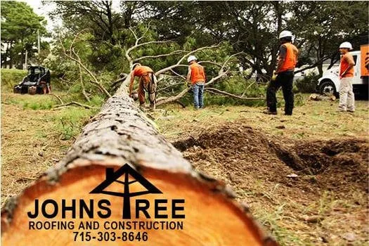 Slide of John's Tree Roofing and Construction