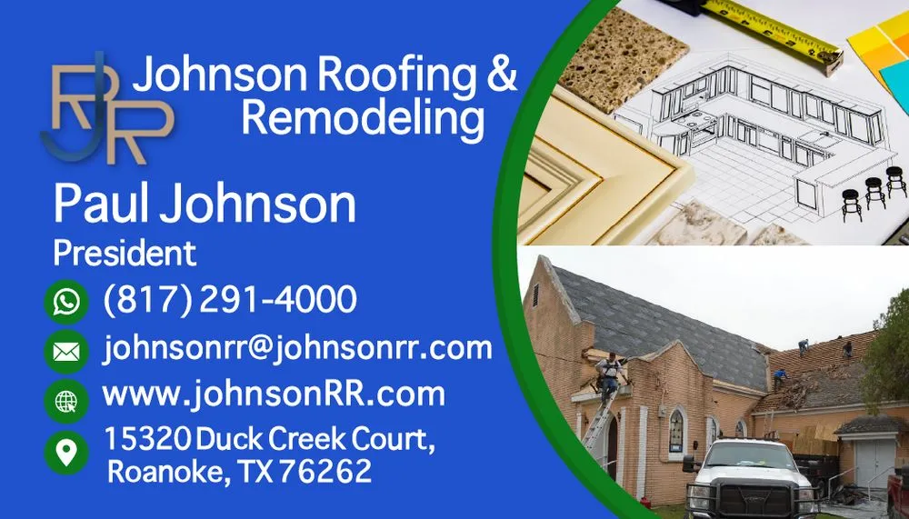 Slide of Johnson Roofing and Remodeling