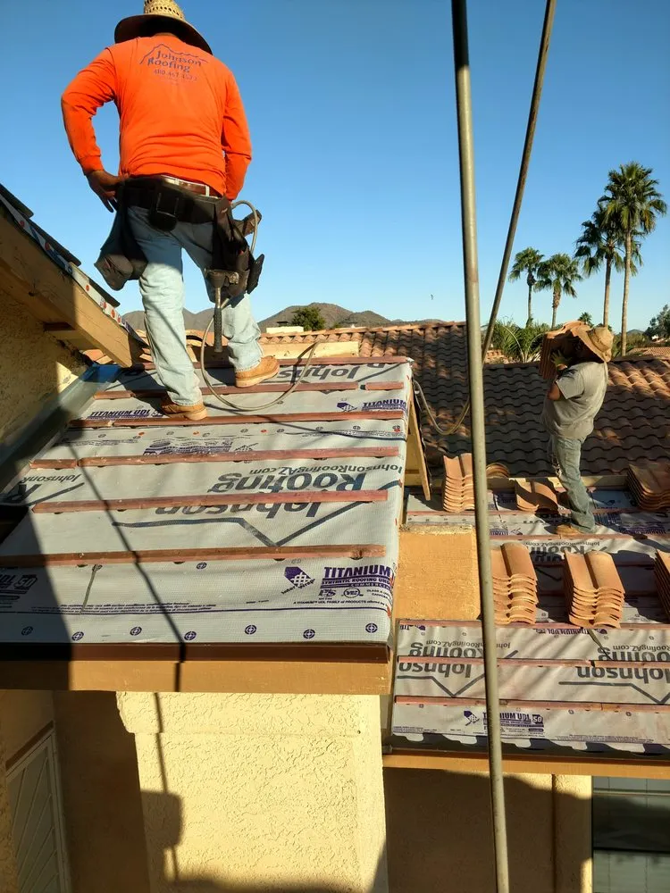 Slide of Johnson Roofing