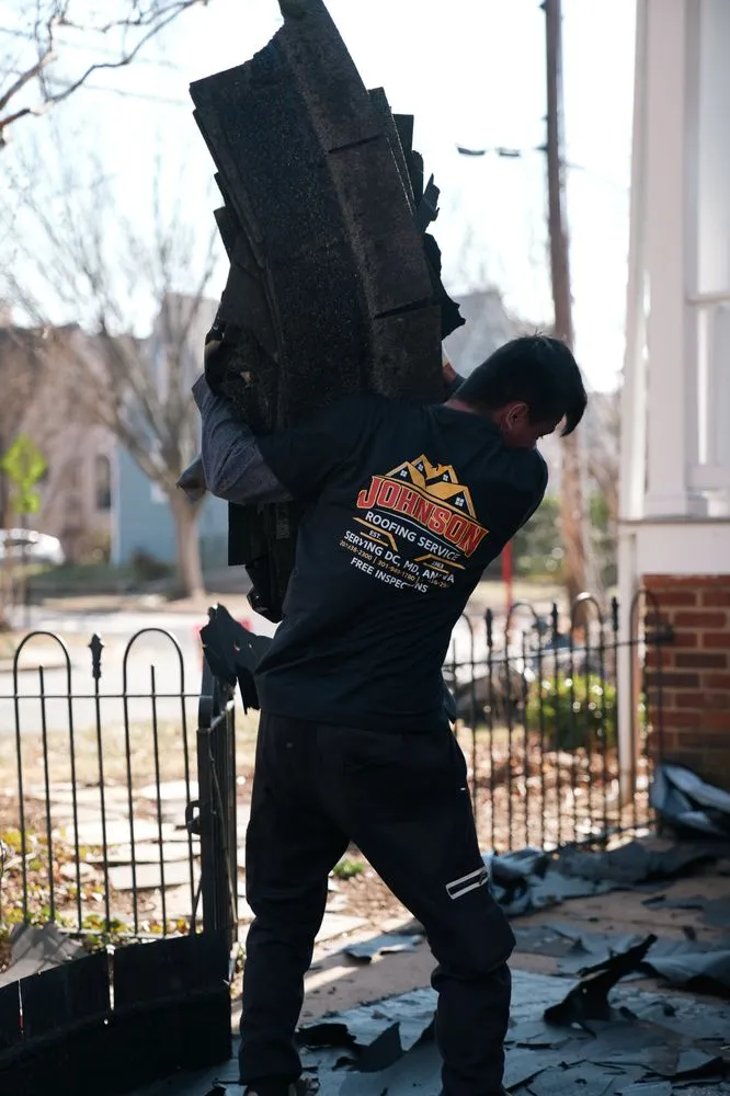 Slide of Johnson Roofing Service