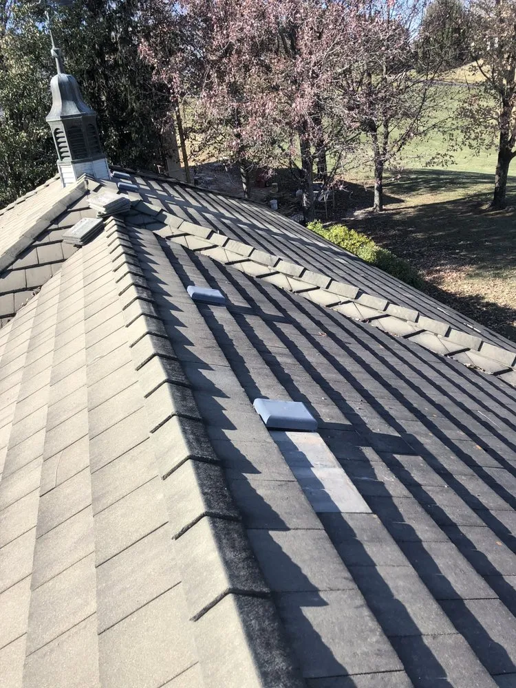 Slide of Johnson's Roofing