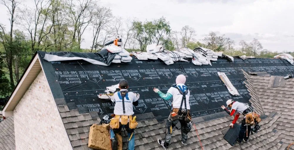 Slide of Jolly Giant Roofing