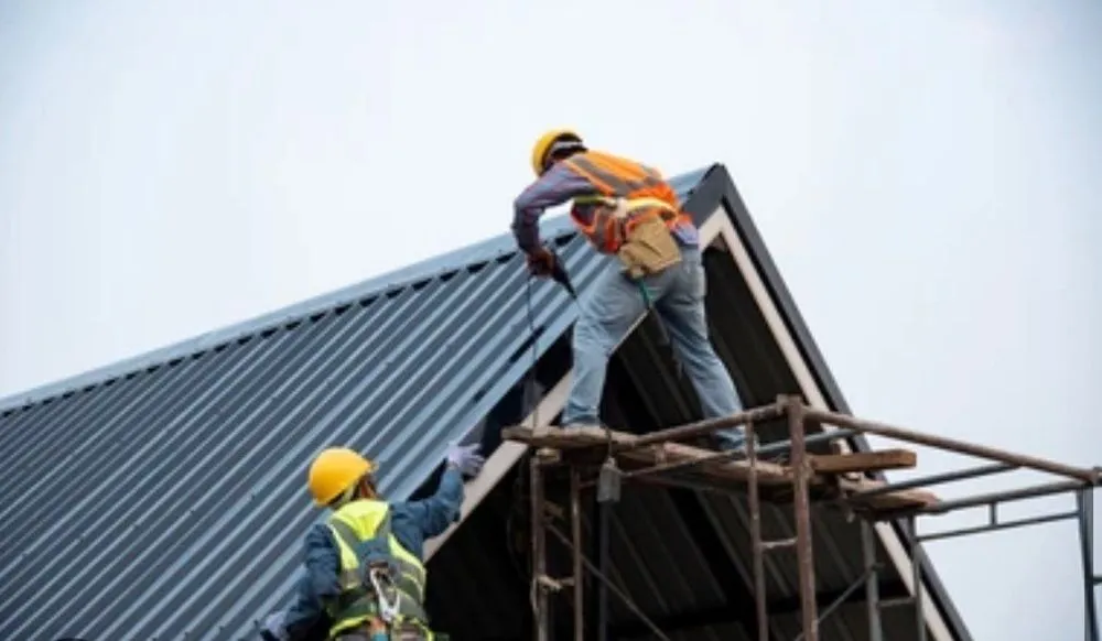 Slide of Jolly Giant Roofing