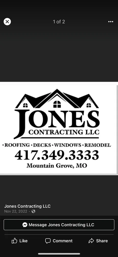 Slide of Jones Contracting