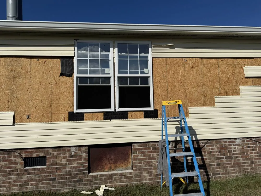 Emergency storm damage roof repair in Trenton, NC - Jones’s Improvements