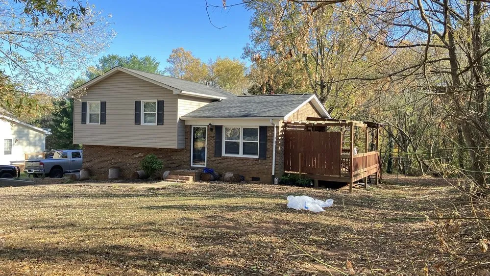 Local flat roof repair near you in Ronda, NC by Jordan Grimes Roofing & Carpentry