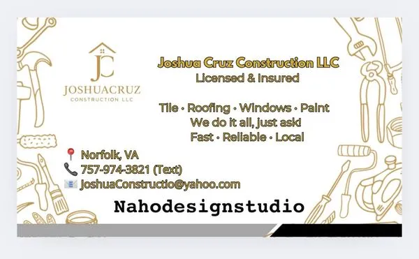 Joshuacruz Construction Logo