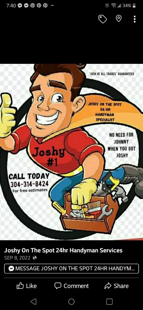 Slide of Joshy On The Spot 24Hr Handyman Services