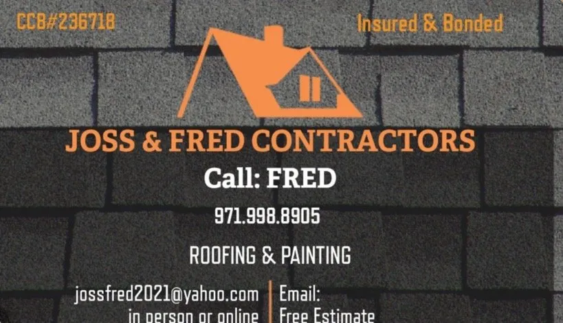 Slide of Joss & Fred Contractors