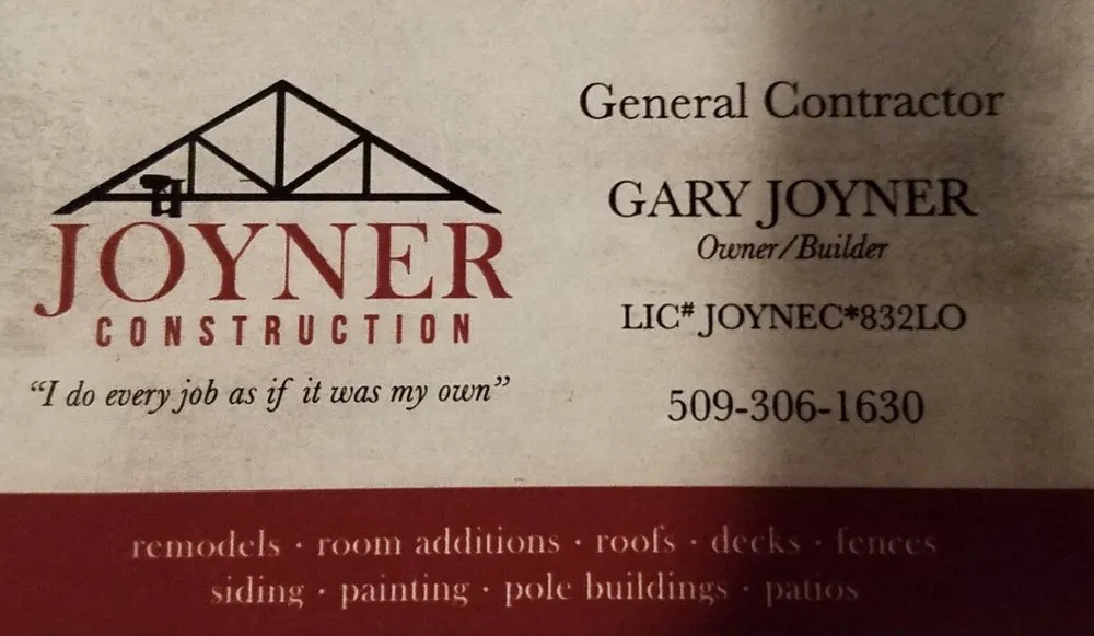 Slide of Joyner Construction