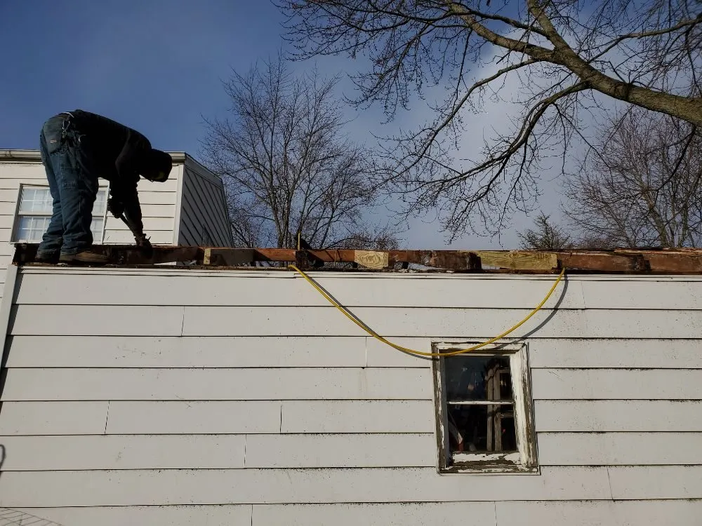 Licensed roof repair in Jerry City, OH by J&R Roofing and Construction