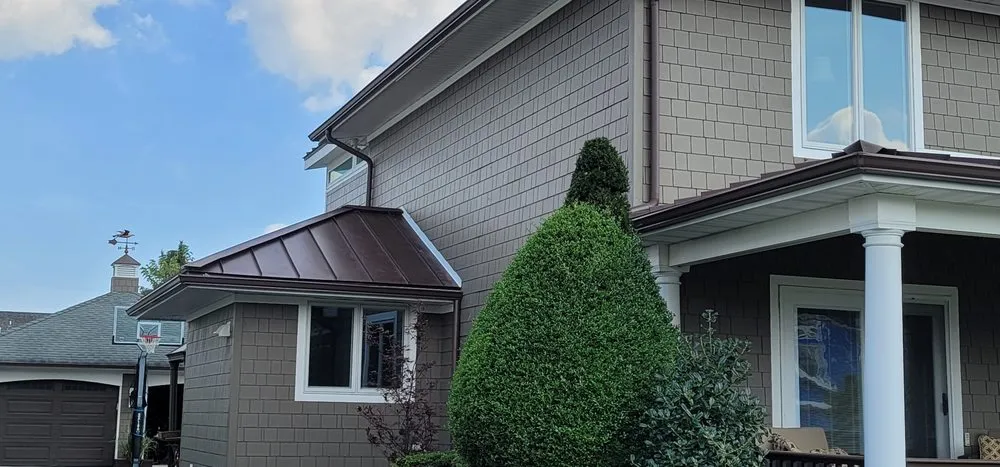 Local roof inspection after storm damage in Shawboro, NC by J.R.'s Roofing and Gutters