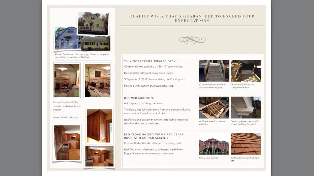 Slide of JSG Contracting and Remodeling