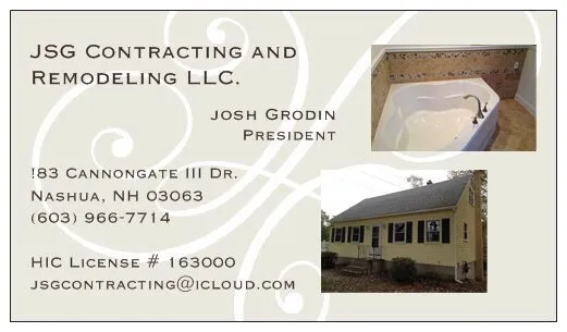 Slide of JSG Contracting and Remodeling
