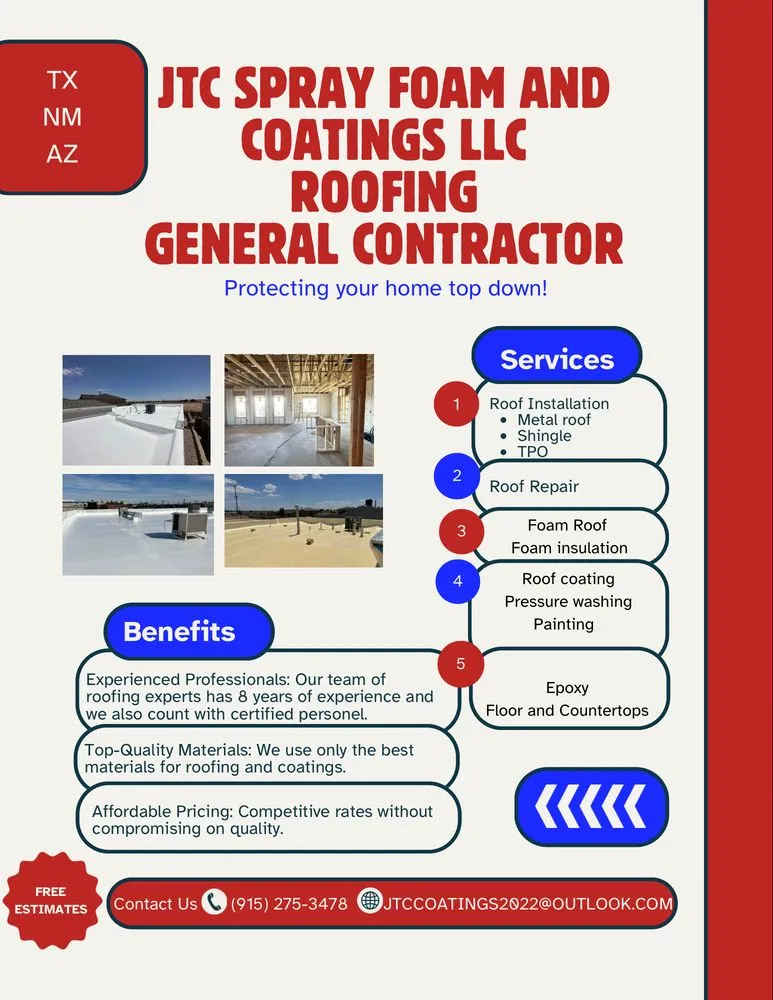 Slide of JTC Spray Foam and Coatings