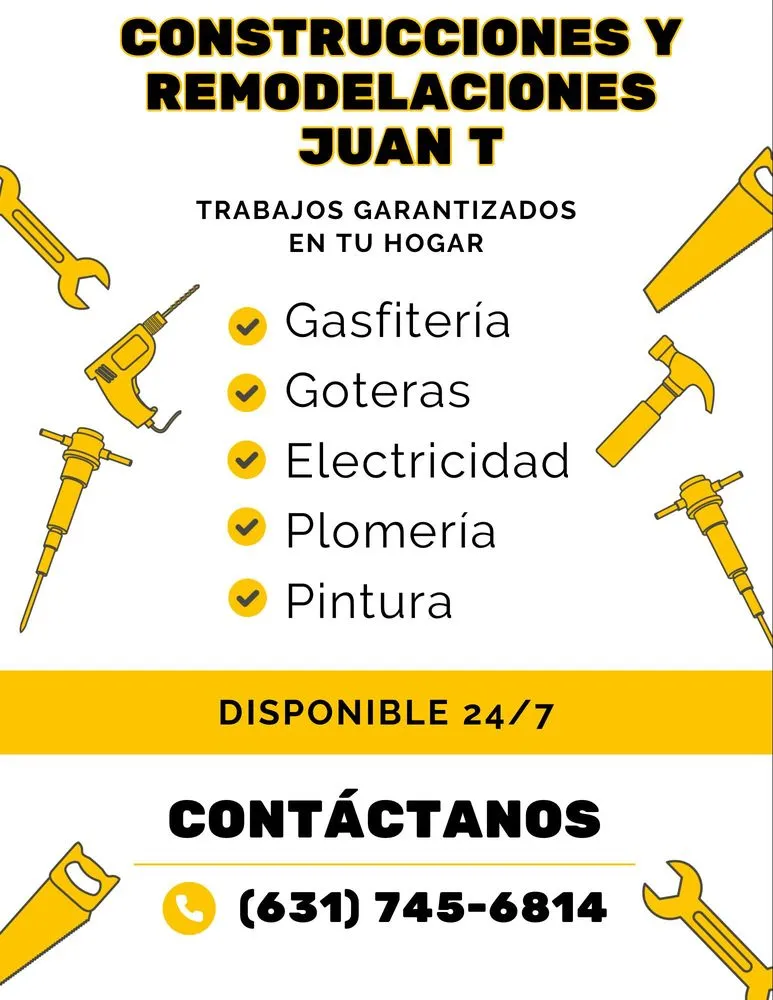 Slide of Juan T Construction