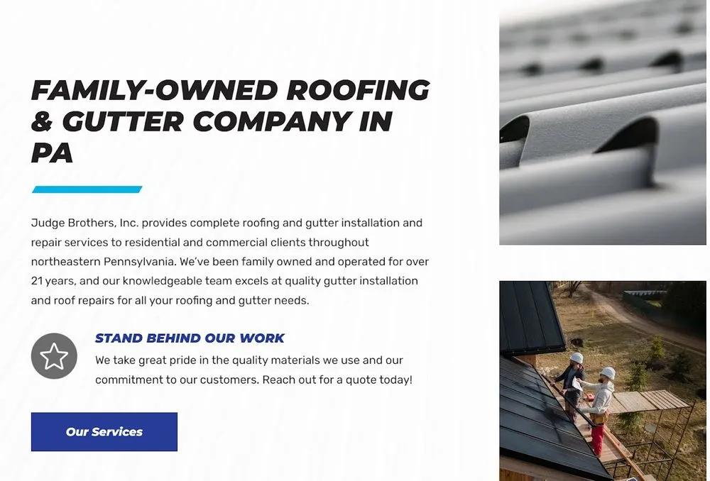 Local storm damage roof repair in North Abington Township, PA - Judge Brothers