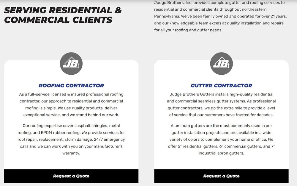 Emergency shingle roofing service experts serving North Abington Township, PA - Judge Brothers