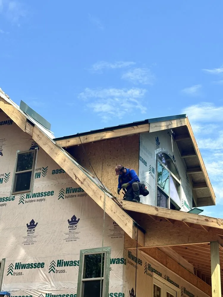 Slide of Junior Roofing American Creates