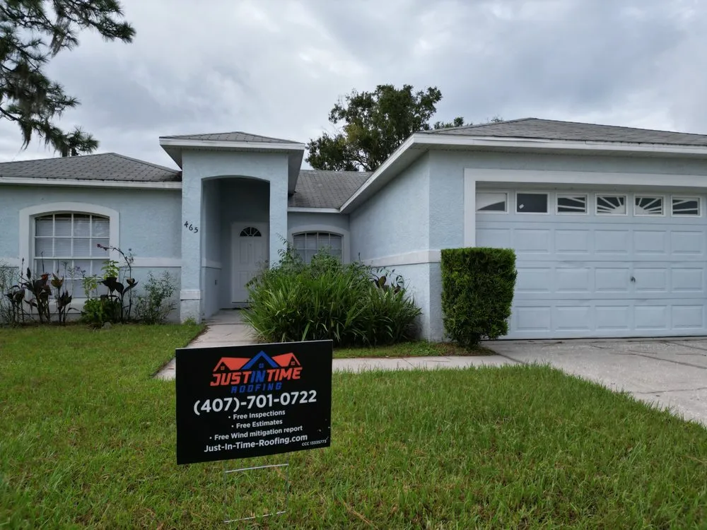 Slide of Just In Time Roofing