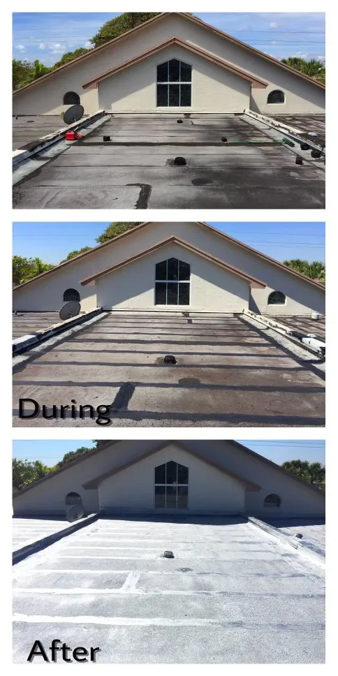 Slide of Justin’s Roofing