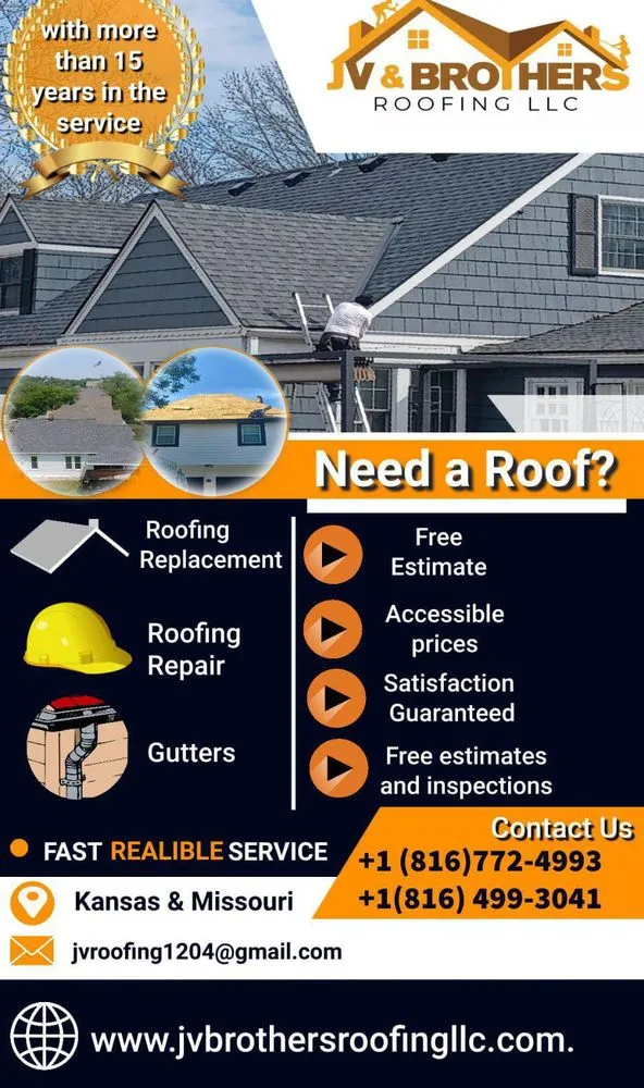 Slide of JV & Brothers Roofing