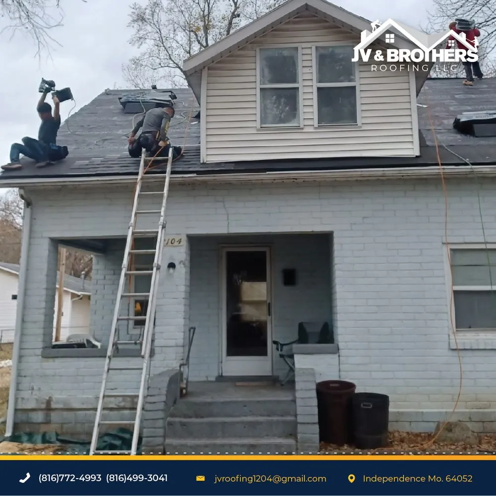 Slide of JV & Brothers Roofing