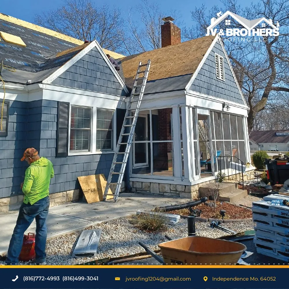 Slide of JV & Brothers Roofing