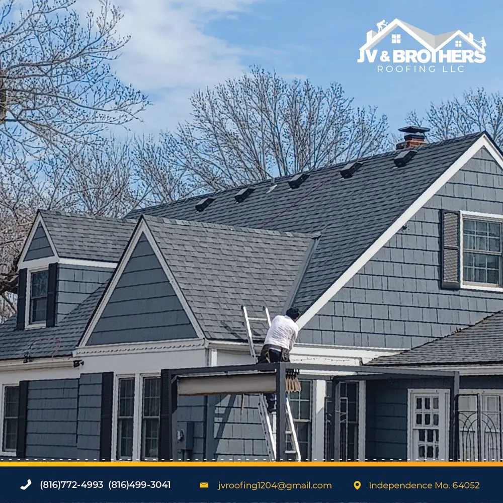 Slide of JV & Brothers Roofing