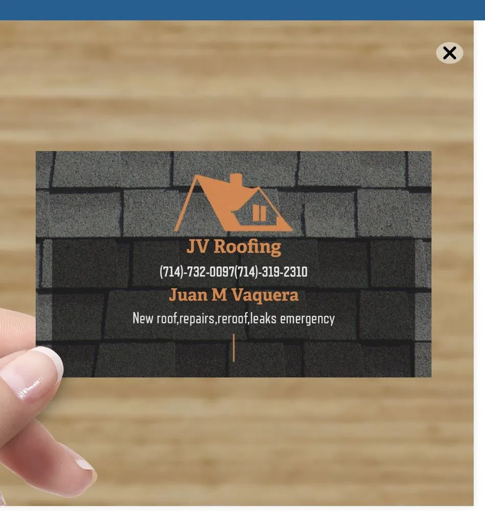 Slide of JV Roofing