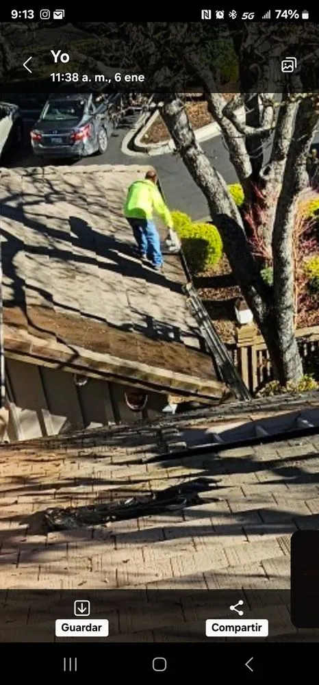 Slide of J&V Roofing Service