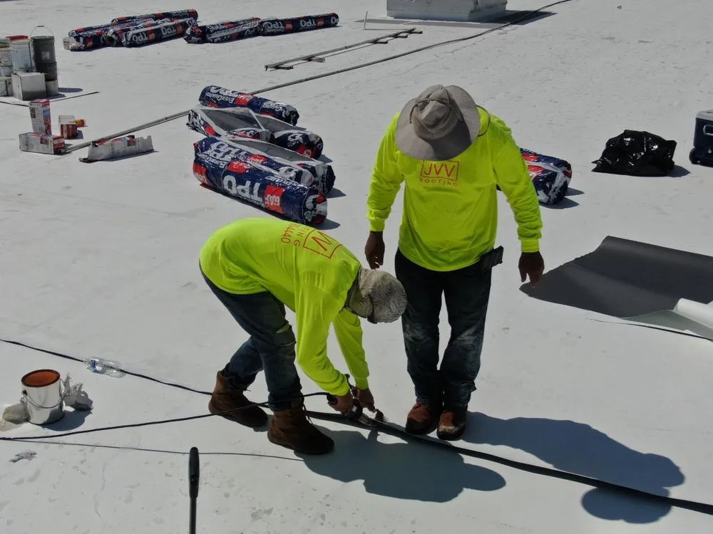 Slide of JVV Roofing