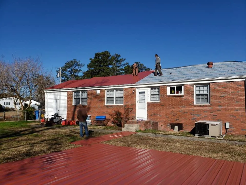 Professional residential roofing service in Maple Hill, NC by JW Exteriors