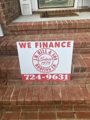 J.w. Hill & Son Roofing Logo