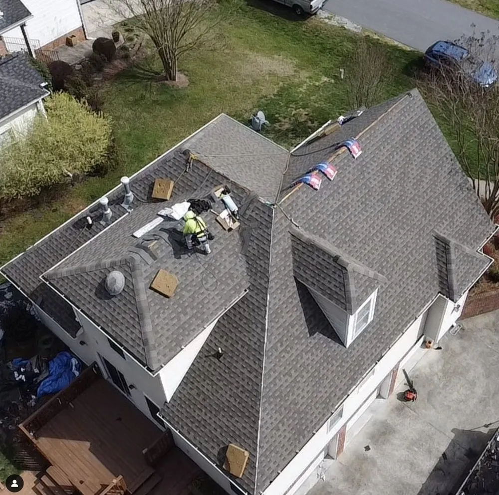 Professional shingle roofing service in Winston-Salem, NC by JW Services Roofing