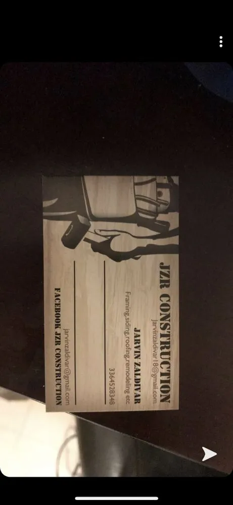 Slide of JZR Construction