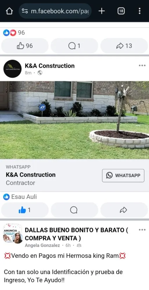 Slide of K & A Construction