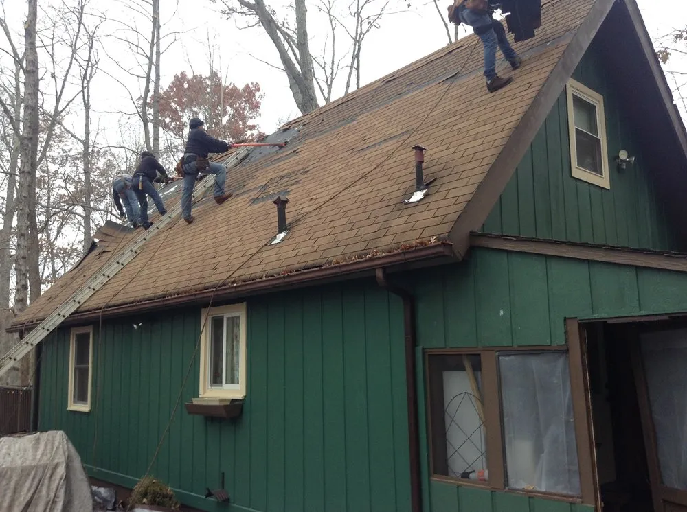 Slide of K & M Roofing Company