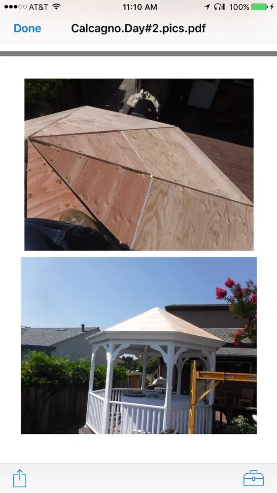 Slide of K Reed Roofing