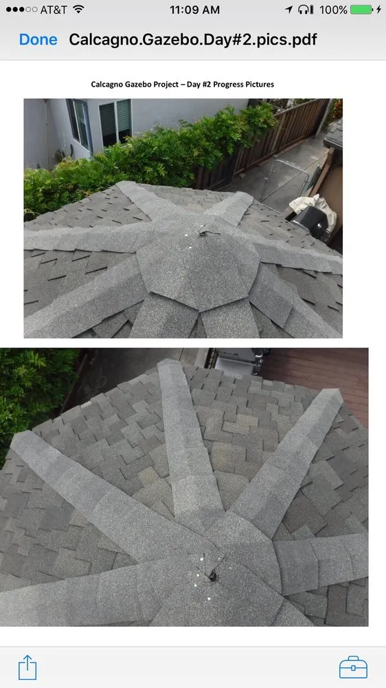 Slide of K Reed Roofing