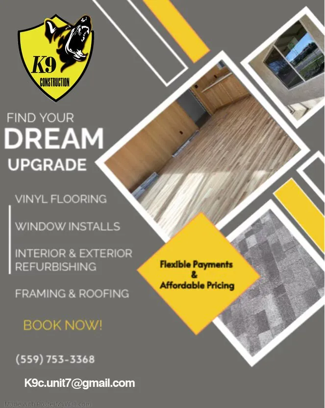 Slide of K9 Construction